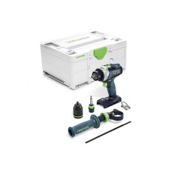 Festool Cordless Percussion Drill Tpc 18 4-BASIC - FES575604-TOOL Only