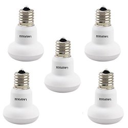 Lagpousi 5 Pack 12V 3W Cool White R39 Non-dimmable LED Flood Bulbs E17 Base 25W Incandescent Bulbs Equivalent Fcc Listed 300LM 5500K. ...