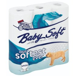 Baby Soft - Toilet Rolls 2PLY White 9'S