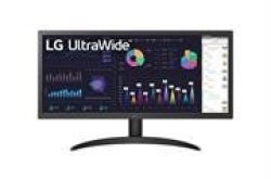 LG 26WQ500-B 25.7 Inch Ultrawide Fhd HDR10 With Amd Freesync Ips Monitor - 21:9 HD Format 2560 X 1080 5MS Response Time Gtg 1000:1