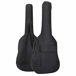 Yipaisi 36 Inch Acoustic Guitar Gig Bag Waterproof Guitar Case Soft Guitar Backpack Padded Dual Shoulder Strap Soft Case Cover Adjustable Bag For Acoustic Classical Guitar