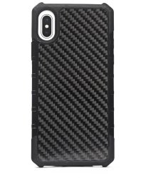 Apple Iphone X Carbon Fibre Cover - Black - Black One Size
