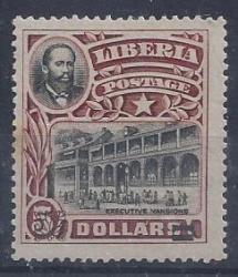 Liberia 1915 Surcharge 1 Dollar On 5 Dollar Rose Fine Mint