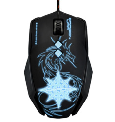 Dragon War G7 Chaos Blue Sensor Gaming Mouse With Marco Function + Mouse Mat