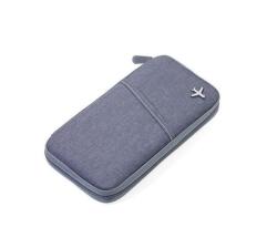 Travel Document Case With Rfid Fraud Prevention Safe Flight Grey