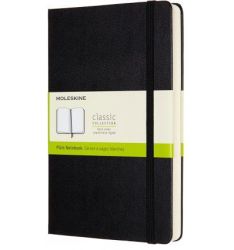 Moleskine Expanded Large Plain Hardcover Notebook - Black Paperback