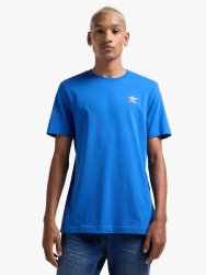 Adidas Originals Men&apos S Trefoil Essentials Blue T-Shirt