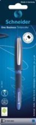 : One Business 0.6MM Rollerball Pen Blue