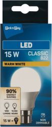 Globes 15W Bc Warm White Non-dimmable Classic LED