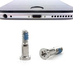 Bislinks 2 X Silver Pentalobe Bottom Case Screws For Iphone 6S & 6S Plus