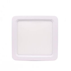 Aolyty Newest 18W 8" LED Ceiling Panel Light With Stereoscopic Layers Square Recessed Downlight Super Bright Ultra Thin 6000K For Home Office Mall Low