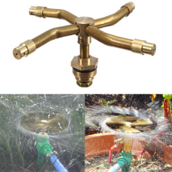 1 2 Inch Brass Rotation Sprinkler Garden Lawn Watering Irrigation Spray Nozzle