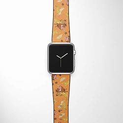 Watch Band Compatible With Apple Iwatch All Series 38MM 40MM 42MM 44MM Cartoon Design Strap LKING1 38 40MM