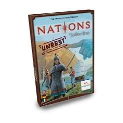 Publisher Services Inc PSI Stronghold Games Nations The Dice Game Unrest Expansion Board