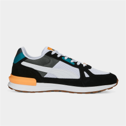Puma Mens Graviton Pro Black orange Sneakers