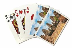 Angkor Wat Cambodia - Ancient Buddhist Khmer Temple A-9005396 Playing Card Deck - 52 Card Poker Size With Jokers