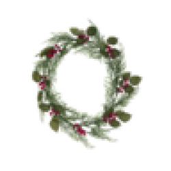 Christmas Wreath With Red Berry