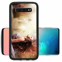 Liili Phone Case Designed For Galaxy S10 Case Aluminum Backplate Bumper Snap Case Image Id: 17772023 Beautiful Girl In Fantasy Mystical And Magical Spring Gard
