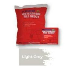Waterproof Tile Grout Light Grey 1KG