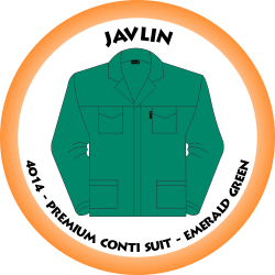 Javlin - Premium Conti Suit - Poly Cotton - Emerald Green