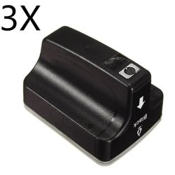 3 X Black Ink Cartridge For Hp 363 Ic5180 C6180 C7180 3110 3210 3210v