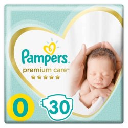 Pampers Premium Care Nappies Size 0 30'S
