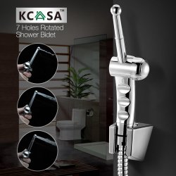 Kcasa Hand Held Bidet Shower Toilet Seat Cleaning Bidet Sprayer Bathroom Kitchen Hygeian Faucet