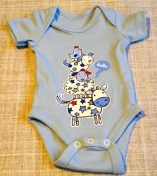 Baby Grow Boy - Body Vest - Hello - New Born- Baby Clothes