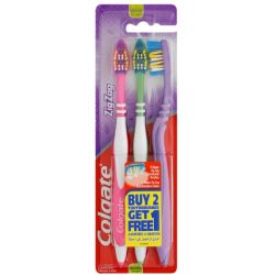 Colgate Zig Zag Medium Toothbrush - 3 Pack