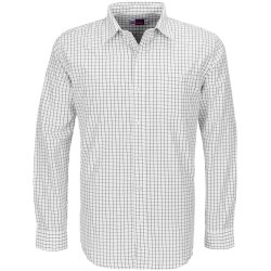 Men Long Sleeve Aston Shirt - White