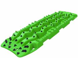 Tred Pro Tredprogr Recovery Boards Traction Tracks In Green With Black Teeth With Exotred Composite Construction Sipe-lock Grip Profile Green black
