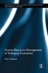 Human Resource Management In Emerging Economies Paperback