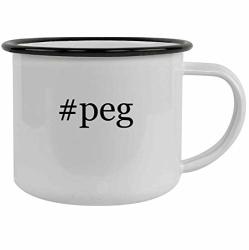 Peg - 12OZ Hashtag Stainless Steel Camping Mug Black