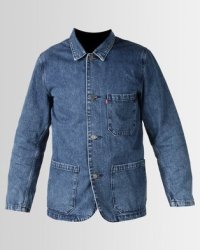 levi's engineer coat indigo