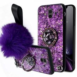 Phezen Case For Huawei Mate 10 Case Marble Girls Women Bling Glitter Marlbe Design Soft Tpu Silicone Rubber Case Shockproof Protective Bumper Thin Cover
