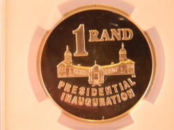 Only 1 Available - The Rare Grade Silver Inauguration R1 Pf64