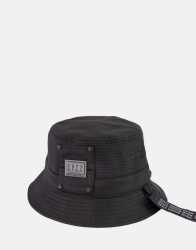 Falco Black Bucket Hat - One Size Fits All Black