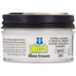 Plush White Shoe Polish Cream 50ML