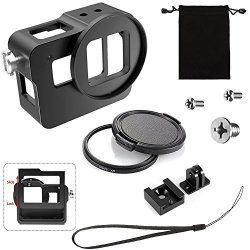 YANTAIANJANE Camera Accessories Housing Shell CNC Aluminum Alloy Protective Cage with Insurance Frame for GoPro Hero //7 Black //6//5 Black Color : Blue 2018