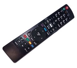 JustFine Replaced Remote Control Compatible For LG 50PM9700UA AKB72915280 47LW5300-UC 50PV450C 47LM4600UC LED HD Tv