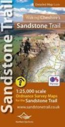 Walking Cheshire& 39 S Sandstone Trail - 1:25 000 Os Map Book Paperback