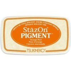 Stazon Ink Pad - Orange Peel - Solvent Ink