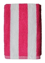 Pink And White Stripe Beach Pool TOWEL-100% Cotton 138X70CM