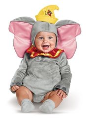 Disney Baby Dumbo Infant Costume Gray 12 To 18 Months