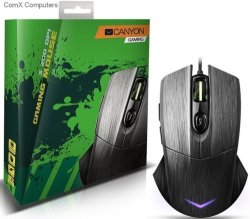 Wired 6-button Canyon Mouse Graphite