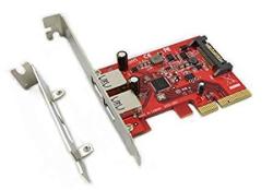 Ableconn PUSB31P2A USB 3.1 Gen 2 10 Gbps 2-PORT Type-a PCI Express Pcie X4 Host Adapter Card - Support Mac Os X 10.12 Sierra And Windows 10 8