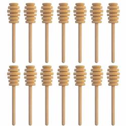 4 Inch Wood Honey Dipper Sticks Sumersha 30PACK For Honey Jar Dispense Drizzle Honey For Party Wedding Favors