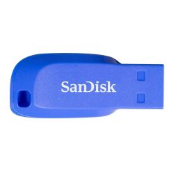 SanDisk Cruzer Blade 16GB USB 2.0 Flash Drive in Electric Blue