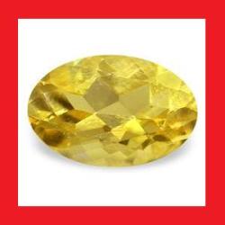 Citrine Madeira - Golden Yellow Oval Facet - 0.41cts