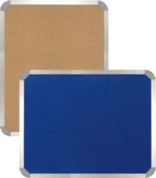 Parrot Products Info Board Aluminium Frame 900 600MM Royal Blue